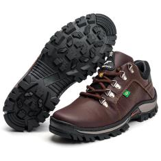 Tênis Adventure Bota Coturno Trabalho Trilha Segurança Macia e Confortável-Masculino