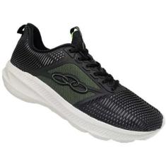 Tênis Olympikus Orion Masculino - Preto/Verde-Masculino