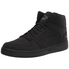 PUMA Tênis masculino Rebound Layup, Preto-preto-castlerock, 39