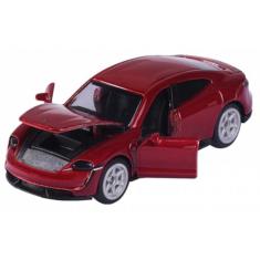 Miniatura - 1:64 - Porsche Taycan Turbo S Vermelho - Porsche Edition - Majorette