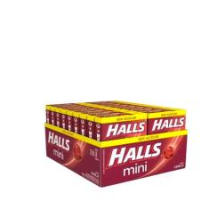 Bala Halls Mini Sem Açúcar 18X15g - Cereja