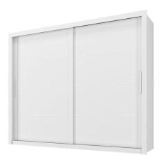 Guarda Roupa Casal Imperador Plus Branco  Zanzini - Zanzini Móveis