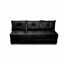  Sofá cama Imperio de 3 lugares Sofá Cama de Casal Bicama em Suede 178