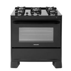 Fogão FGVMG510PT Max Glass 5 Bocas Vidro Temperado Suggar Preto Bivolt