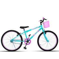 Bicicleta Infantil Forss Anny Aro 24 C/cestinha Sem Marchas-Unissex