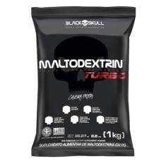 Refil Maltodextrina Turbo sem Sabor 1Kg, Black Skull