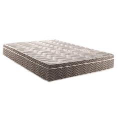 Cama Box Baú Casal: Colchão Espuma Paropas D28 / EP Pasquale + Base CRC Suede Brown(138x188)