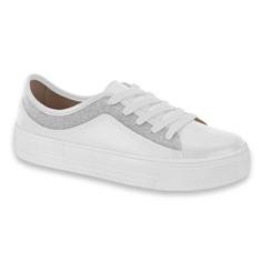 Tênis casual com brilho feminino Beira Rio-Feminino
