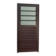 Porta Basculante Super 25 Vidro Boreal 210x86cm Brimak Abertura Esquer