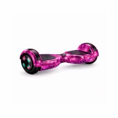 Hoverboard Skate Elétrico 6.5" com Led e Bluetooth Original Brinovar (Roxo Galáxia)