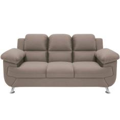 Sofá 2,02 Metros Linoforte Avalon, 3 Lugares, Veludo, Espuma D-33