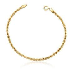Pulseira em Ouro 18k - Safira, Único