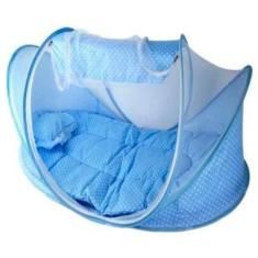 Berço Tenda Cercadinho Portátil Mosquiteiro Colchão Envio 24 - Sou Mai