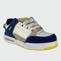 Tênis Tesla Coil Delux White Blue Masculino-Masculino