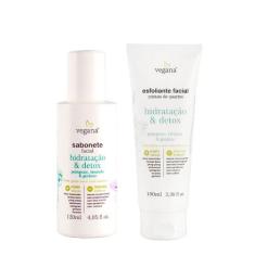 Kit Skincare Limpeza Facial Esfoliante e Sabonete Vegana WNF