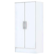 Armário Multiuso Henn 2 Portas 4 Prateleiras B14 Branco