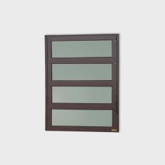 Janela de Alumínio Basculante 80x120cm Vidro Mini Boreal Elite Brimak