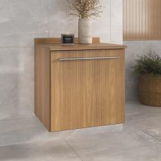 Balcão para Cozinha Fit 60 Lado Esquerdo (le) com Prateleira com Tampo