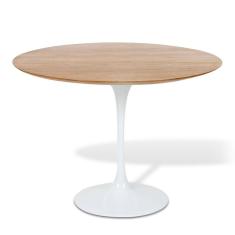 Mesa De Jantar Tulipa Saarinen Redonda 140 Cm Branco