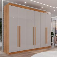 Guarda Roupa Casal 6 Portas 6 Gavetas Gramado 100% MDF - Valverde Móve
