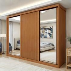 Guarda Roupa Ollie 3 Portas 6 Prateleiras 6 Gavetas 100% MDF - Móveis 