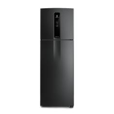Geladeira Electrolux Frost Free Duplex Inverter IF43B 390L Black Inox Look Preto 110V