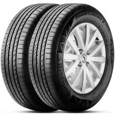 Kit 2 Pneu Continental Aro 16 205/55r16 91v Fr PowerContact2 - Contine