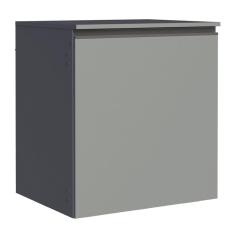 Balcão 60 Cm 1 Porta Suspenso Cinza Nice Madesa Cinza
