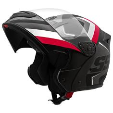 Capacete Mixs Gladiator Super Speed Fosco Tam. 62 62 Cinza/Vermelho