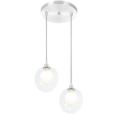 Lustres Pendentes Duplo Harmony Bolinha Escovado