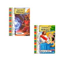 Livro Infantil Para Ler E Colorir Histórias Bíblicas - 2 Un