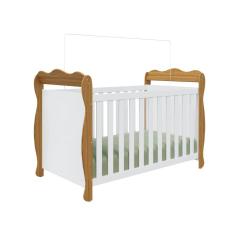 Berço Lisi Moveis Peroba Americano minicama MDF