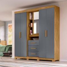Guarda Roupa 4 Portas 195x212cm Eldorado Moval