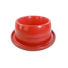Furacão Pet Comedouro Plast. Anti-Formiga N4 - 1900 Ml (Vermelho) Para Cães