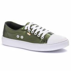 Tênis Feminino All Descolado Star Casual Verde Esmeralda Original Clas