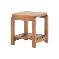 Banqueta Madeira Baixa Natu Meu Móvel de Madeira - Nozes