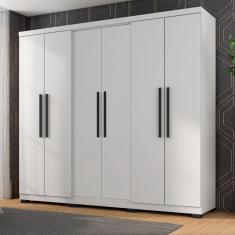 Guarda Roupa Diamante 6 Portas E 4 Gavetas Araplac 6000-50