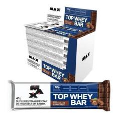 Top Whey Bar (Caixa c/ 12un de 41g) Max Titanium-Unissex