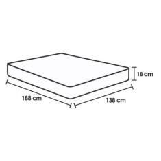 Cama Box Baú Casal: Colchão Anatômico Ortobom D33 / EP Airtech 100 + B