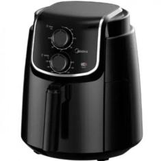 Fritadeira Elétrica Midea Air Fryer Gourmetfry FRB45P 4L 1500W Timer, 