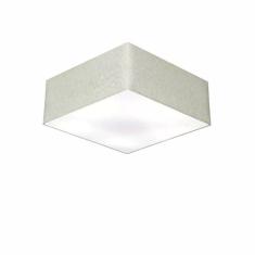 Plafon Quadrado Md-3001 35X35Cm Cinza - Bivolt