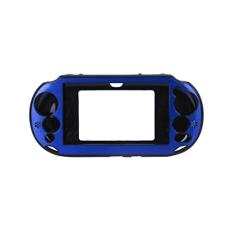 OSTENT Capa protetora de pele de metal de alumínio colorida para Sony PS Vita PSV PCH-2000 - cor azul