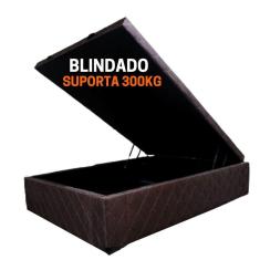 Cama box baú Casal - Estrutura Reforçada / Luxo