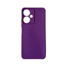 Capa Case Capinha Aveludada Compatível Para Xiaomi Poco M6 - DB, Roxo