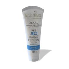 Protetor Solar Facial Biogel 30 Pele Oleosa Toque Seco 120g