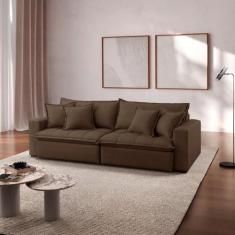 Sofá Cama Jupiter 3 Lugares Retrátil Reclinável 2,30m Veludo com Molas