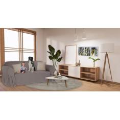 Capa para Sofá de 4 lugares até 2,50m em Gorgurão Resistente Sala  Lav