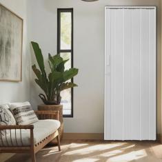 Kit com 4 Portas Sanfonada de Pvc 210x84cm Bariri Gelo
