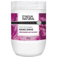 Creme de massagem corporal nano dmae 650g dágua natural - D'Água Natur