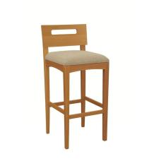 Banqueta Montada Mia Madeira Maciça Bege